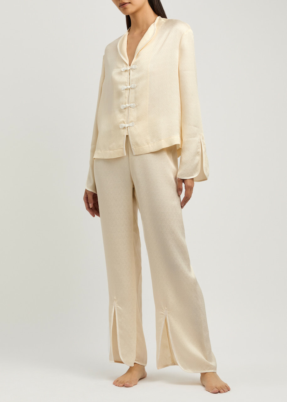 Sleeper Louis Jacquard Pyjama set Cream
