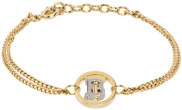 Photo: Burberry Gold Monogram Motif Bracelet