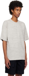 Róhe Gray Mouliné Jersey T-shirt