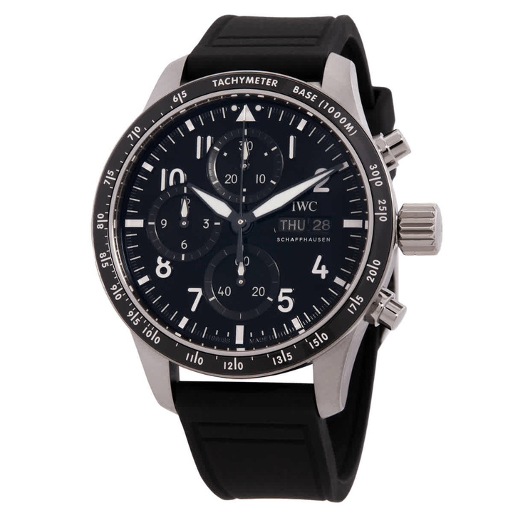 Photo: IWC Pilot Chronograph 41 ''AMG'' Automatic Black Dial Mens Watch IW388305