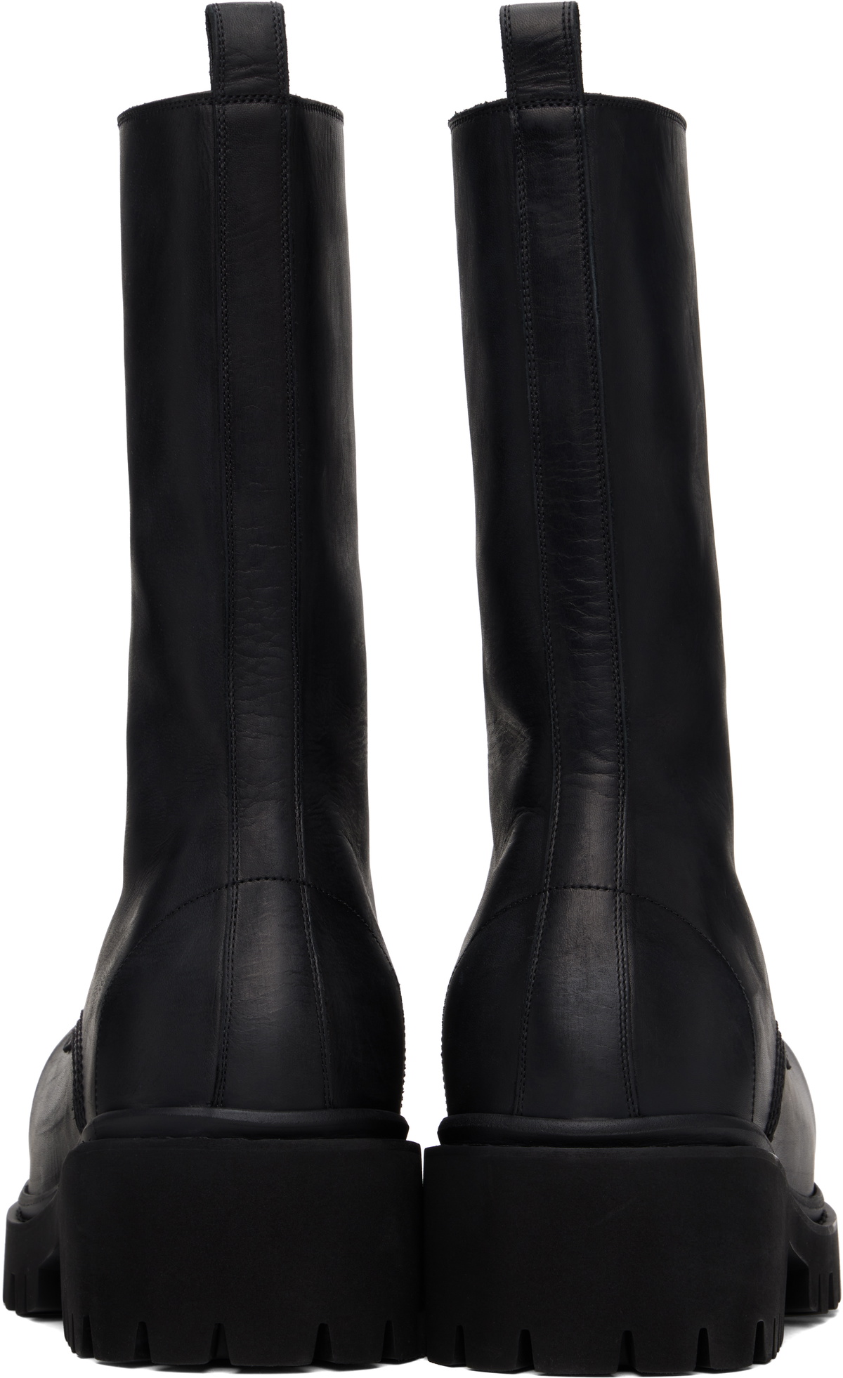 Balenciaga Black Stomper Boots Balenciaga