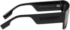 Burberry Black Rectangular Sunglasses