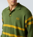 Bode Striped virgin wool polo sweater