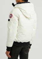Canada Goose Chilliwack Hooded Shell Bomber Jacket White