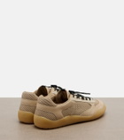 Prada Speedrock leather-trimmed sneakers