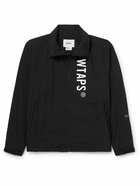 WTAPS - Logo-Print Pertex® Nylon Jacket - Black