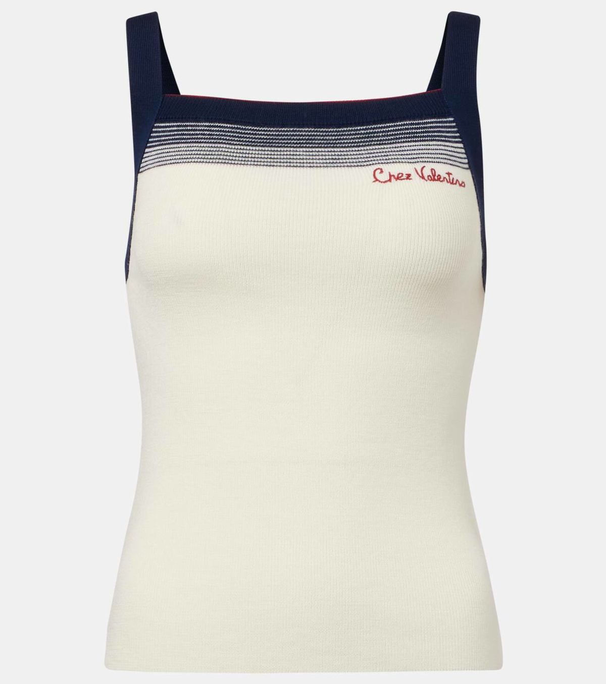 Valentino Chez Valentino virgin wool tank top