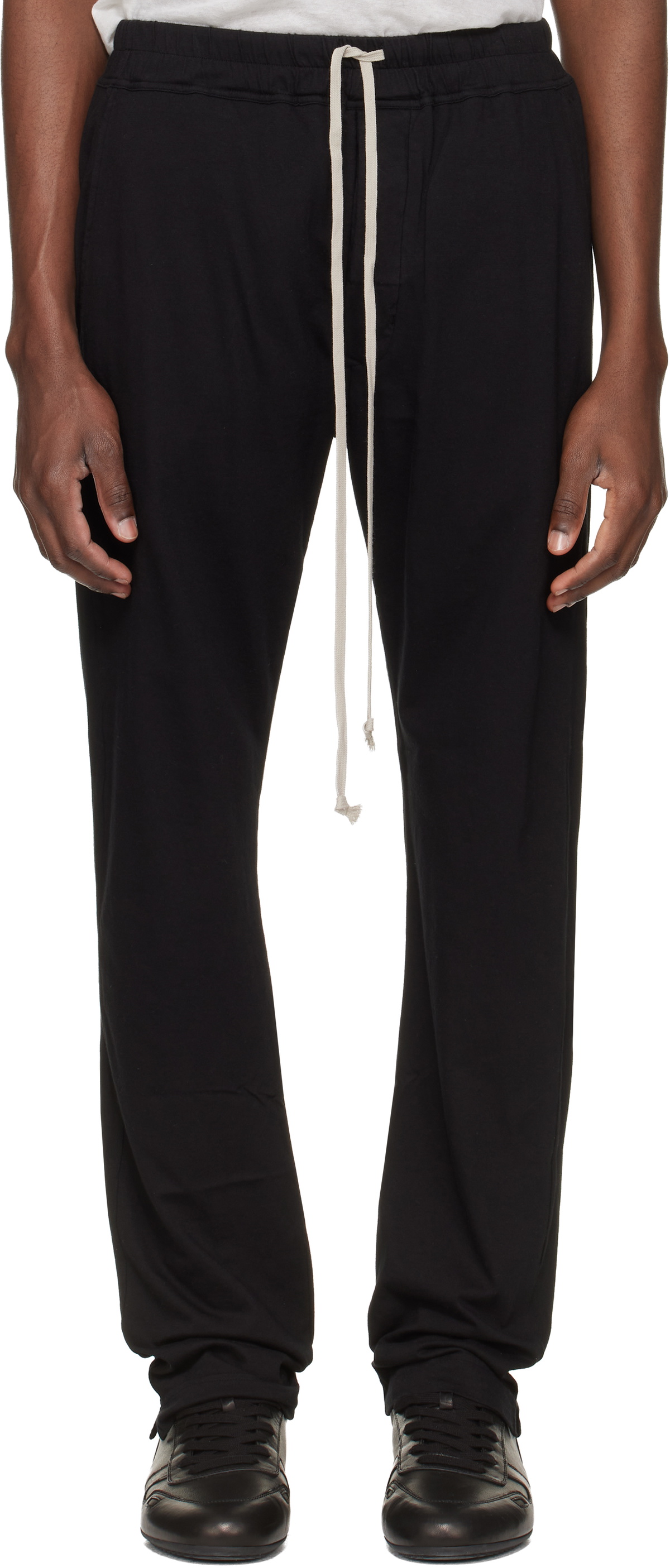 Rick Owens DRKSHDW Black Temple Berlin Drawstring Sweatpants