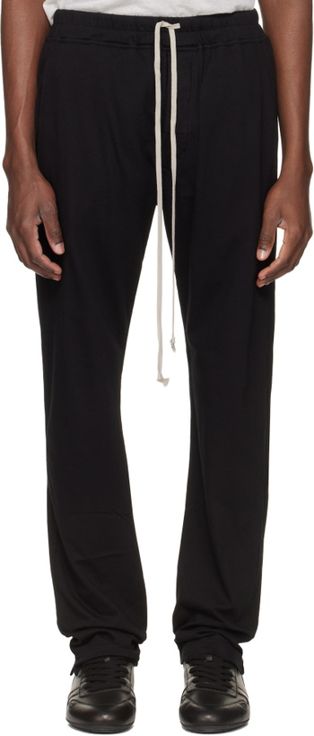 Photo: Rick Owens DRKSHDW Black Temple Berlin Drawstring Sweatpants