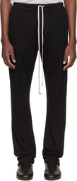 Rick Owens DRKSHDW Black Temple Berlin Drawstring Sweatpants