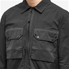 Ten C Men's Technical Zip Shirt in Black