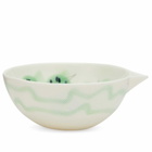Frizbee Ceramics x END. Matcha Bowl & Whisk Holder in Green Grass 
