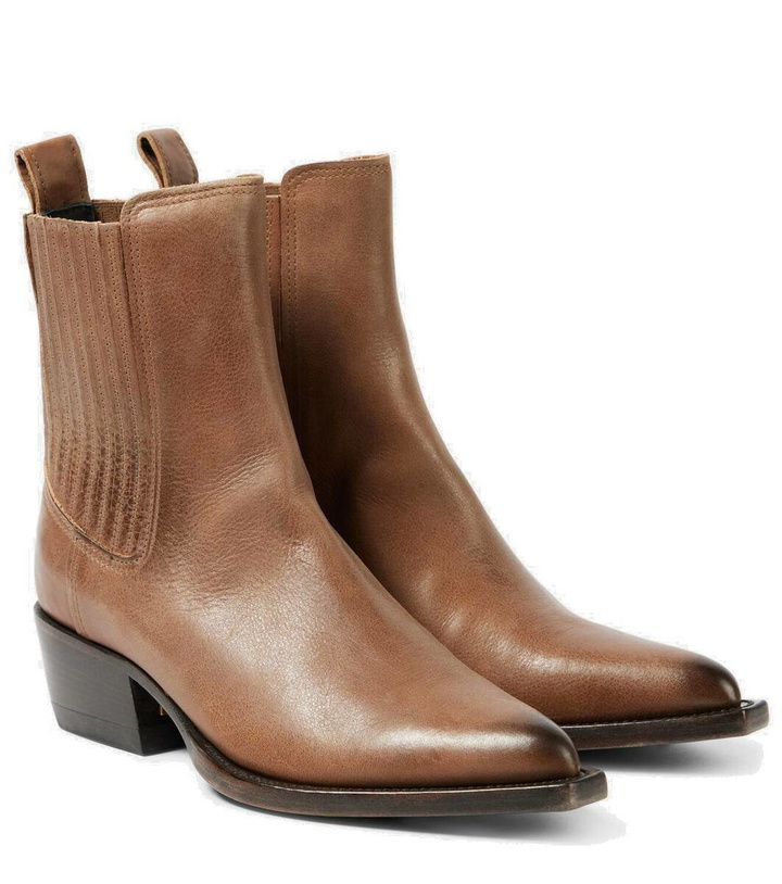 Photo: Golden Goose Debbie Beatles leather ankle boots