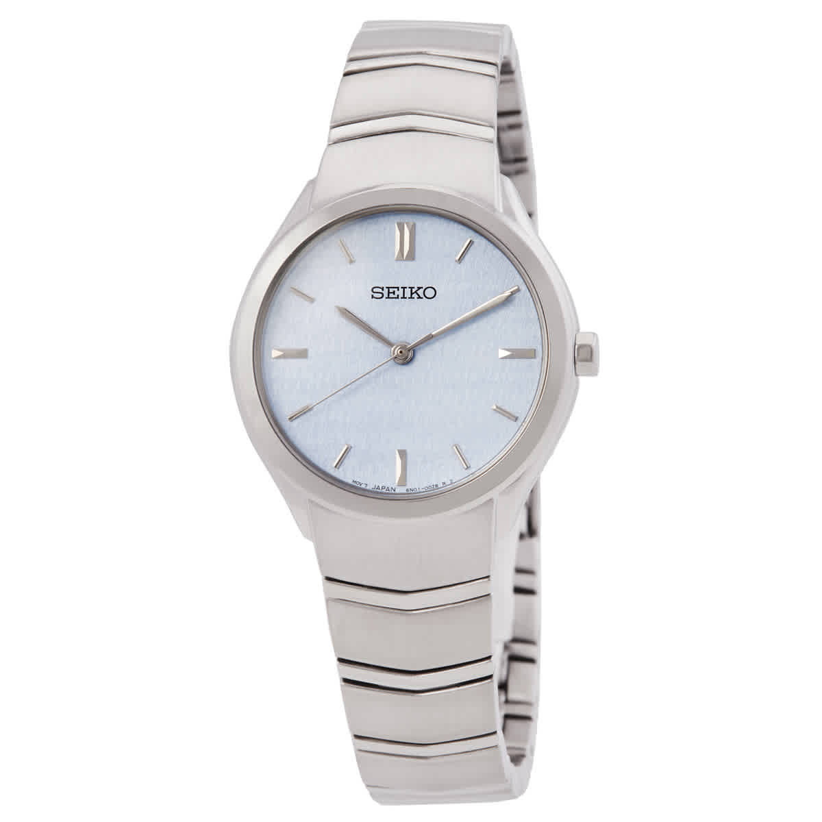 Seiko Classic Quartz Crystal Silver Dial Ladies Watch