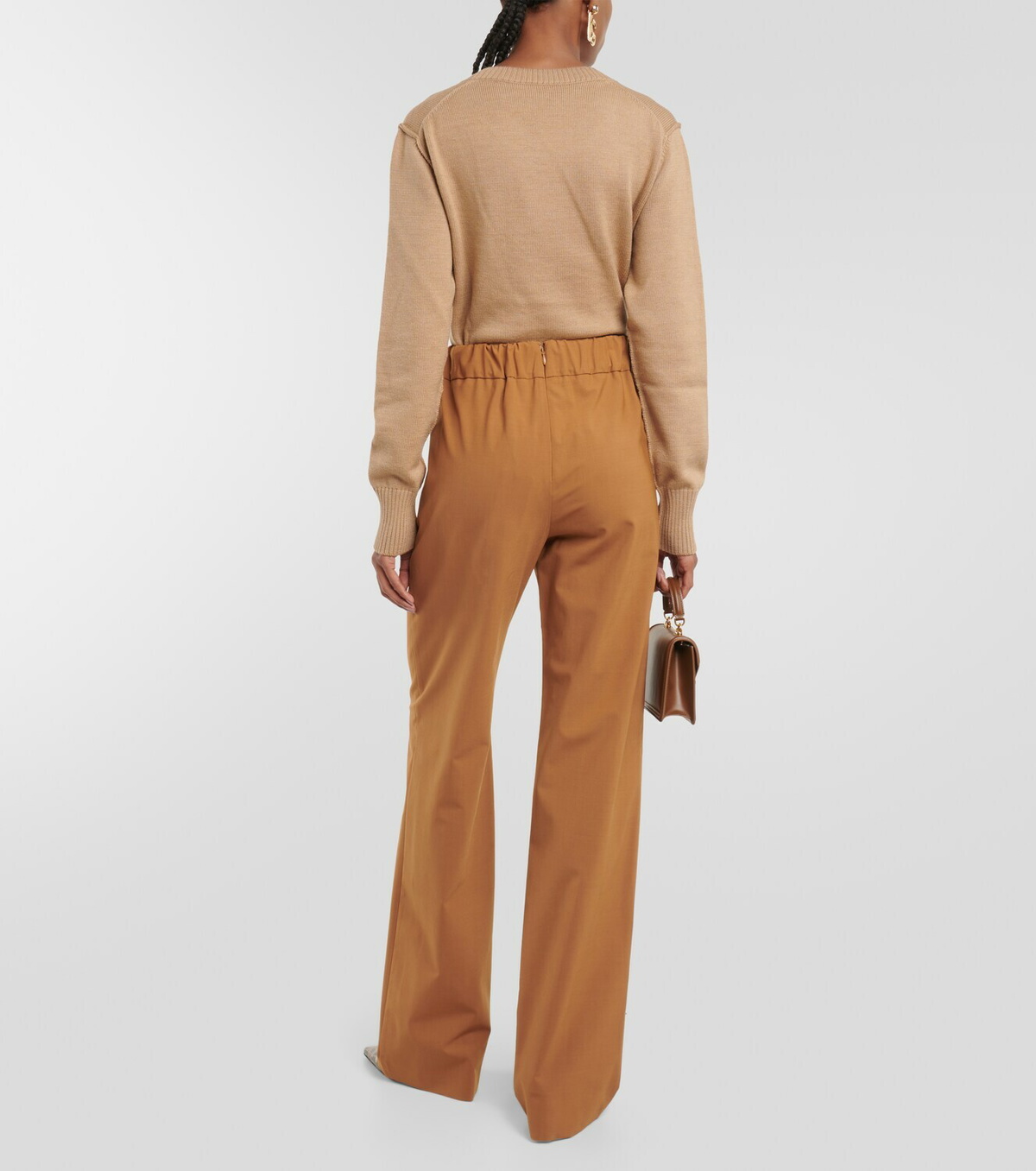 Dolce&Gabbana Wool-blend wide-leg pants Dolce & Gabbana
