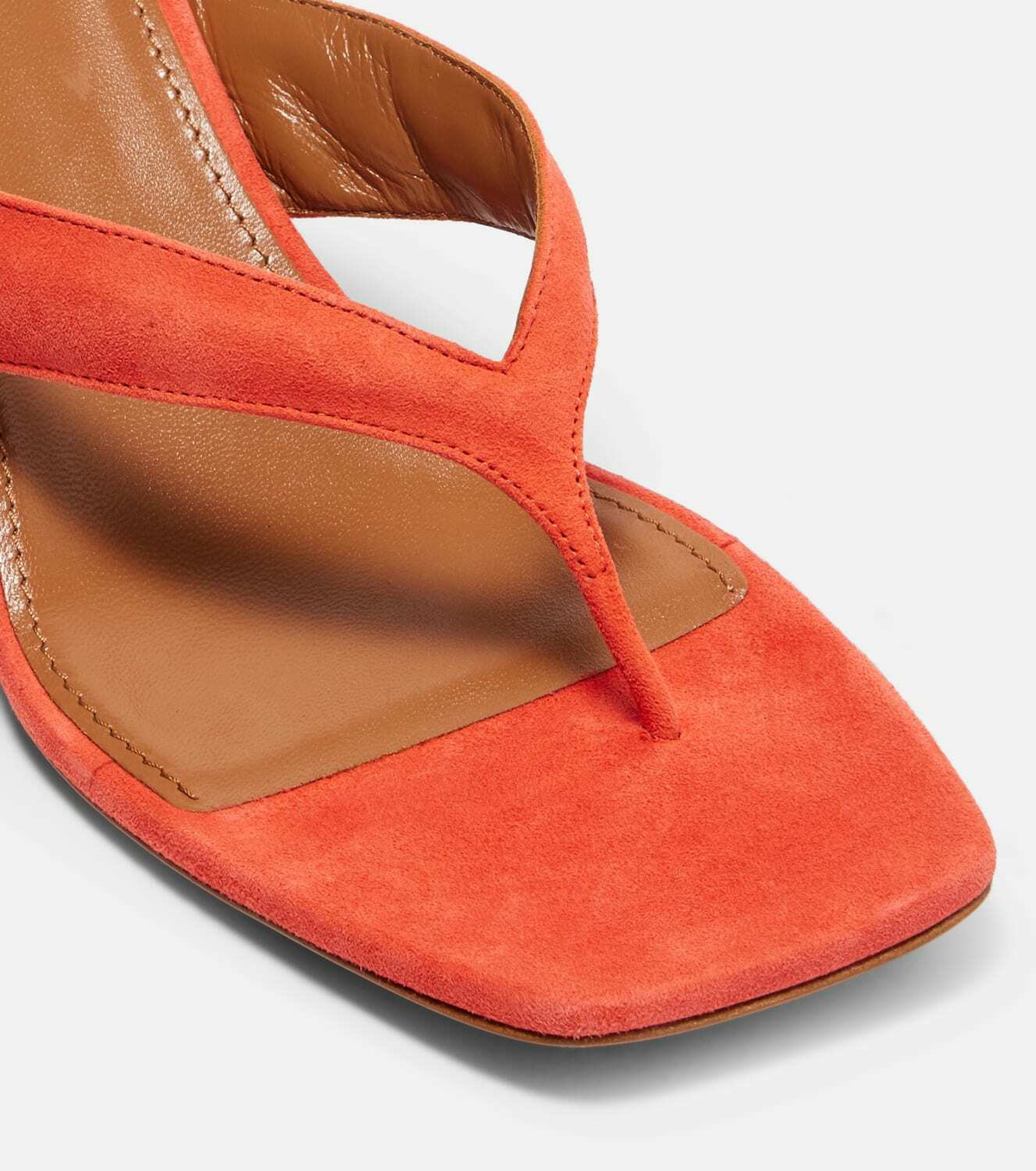 Paris Texas Portofino 55 suede thong sandals