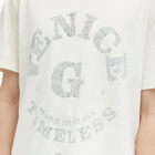 Golden Goose Men's Venice Print T-Shirt in Heritage White/Black