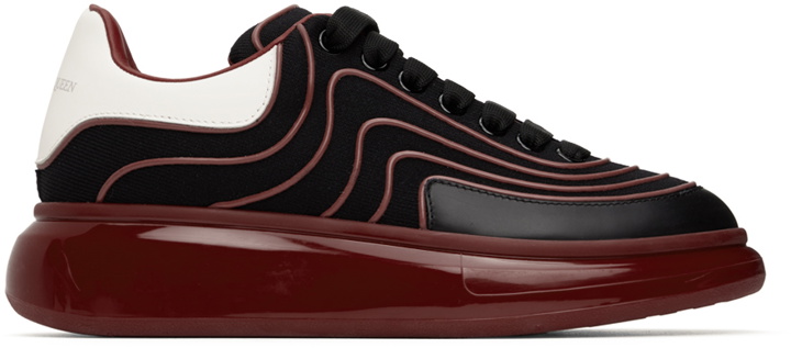 Photo: Alexander McQueen Black & Red Oversized Sneakers