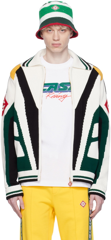 Photo: Casablanca Multicolor 'Casa Racing' Jacket