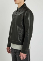 Oliver Spencer Leather Jacket Black