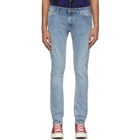 Nudie Jeans Blue Skinny Lin Jeans