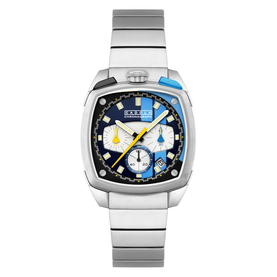 Cadola Taurus Chronograph Quartz Blue Dial Mens Watch CD-1060-33