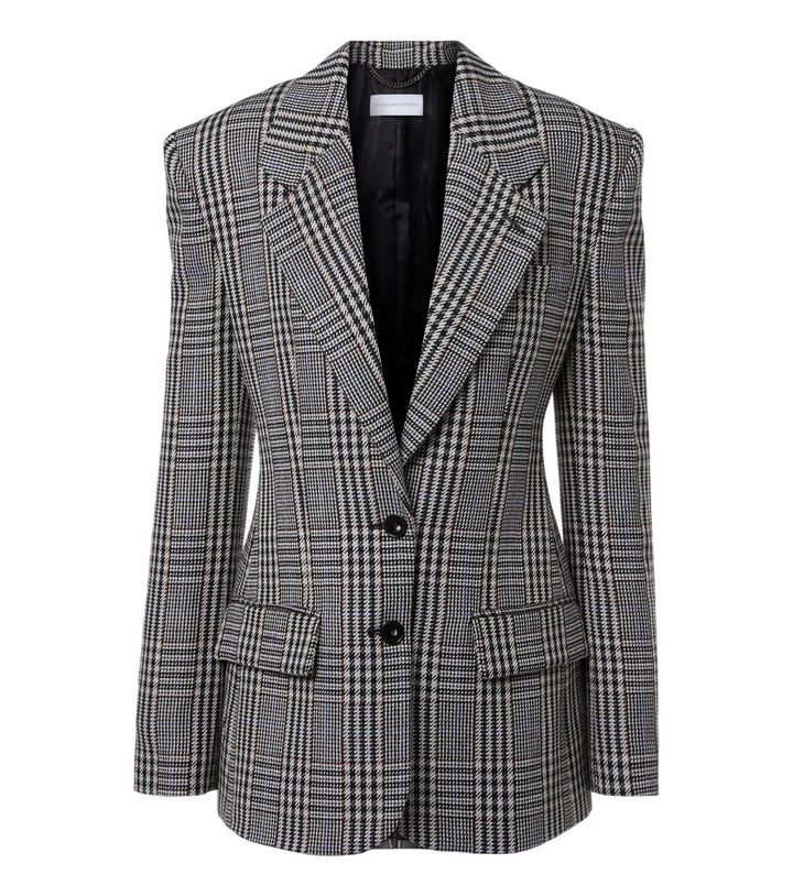 Photo: Stella McCartney Checked wool blazer