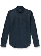 Sease - Cotton and Lyocell-Blend Shirt - Blue