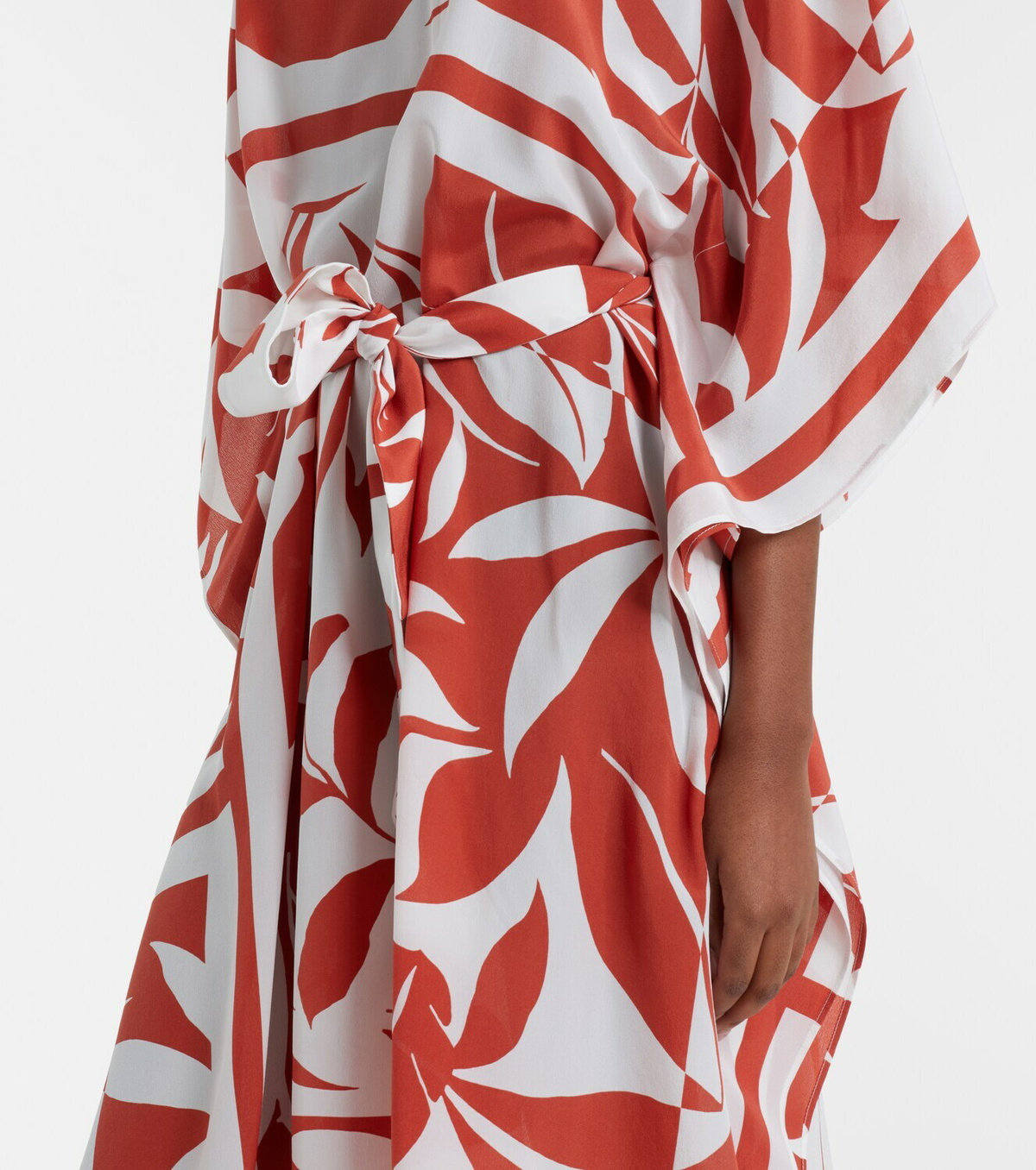 Max Mara Lancia floral silk beach dress