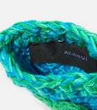 Alanui - Stay Positive crochet Airpods case