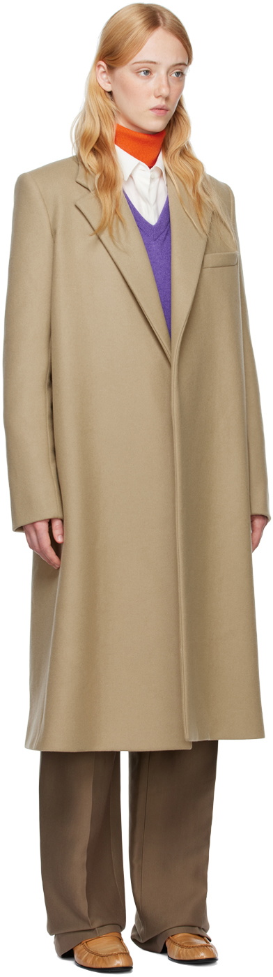 The Row Beige Demi Coat The Row