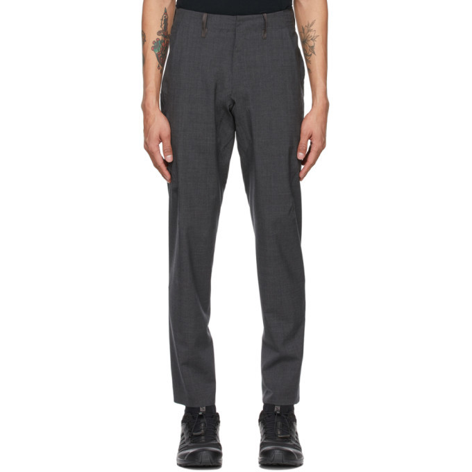 Veilance Grey Wool Haedn LT Trousers Arc'teryx Veilance