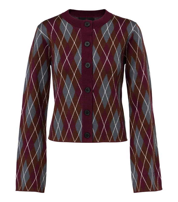 Photo: Perfect Moment Argyle wool cardigan