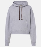 JW Anderson Cropped cotton hoodie