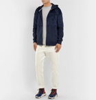 Nike - Fleece and Cotton-Blend Jersey Zip-Up Hoodie - Men - Navy