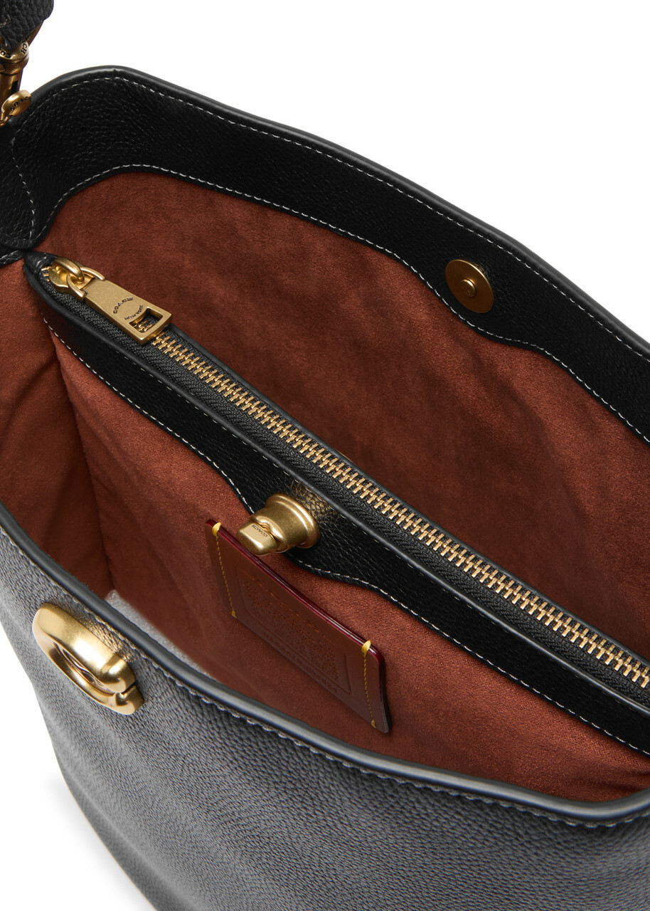 Coach Willow Grained Leather Bucket bag - Black - One Size