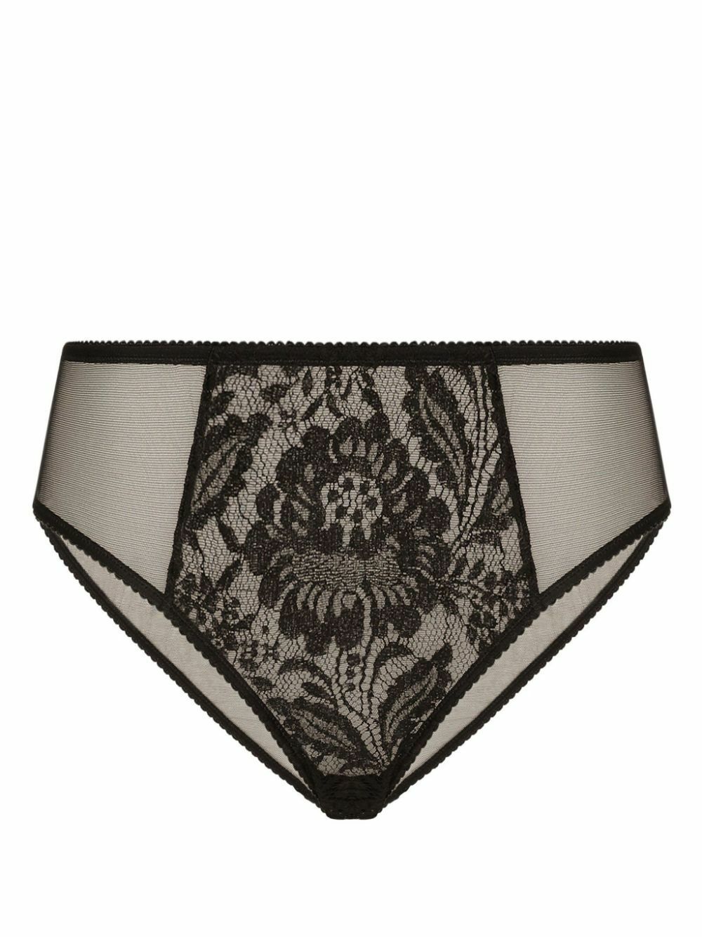 Dolce & Gabbana Black Brown Leopard Mid Waist Brief Panty Underwear