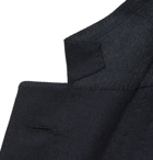 Thom Sweeney - Navy Unstructured Wool and Cashmere-Blend Blazer - Blue