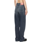 Diesel Blue High Waist 1971 D-Sent Regular Jeans