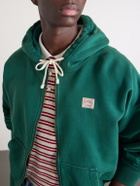 Polo Ralph Lauren - Logo-Appliquéd Cotton-Jersey Zip-Up Hoodie - Green