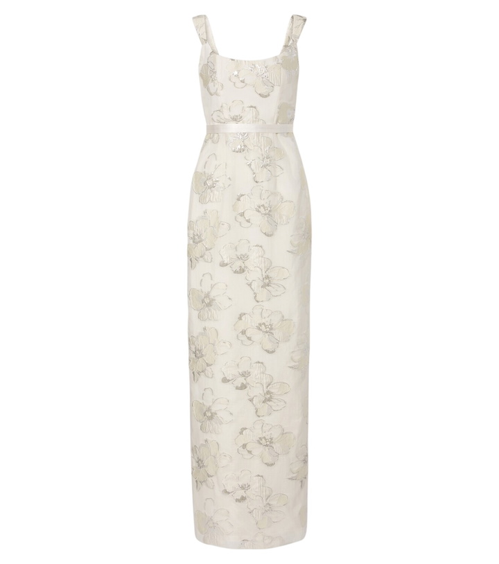 Photo: Markarian Bridal Robin belted jacquard gown