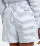 Polo Ralph Lauren x Wimbledon striped cotton shorts