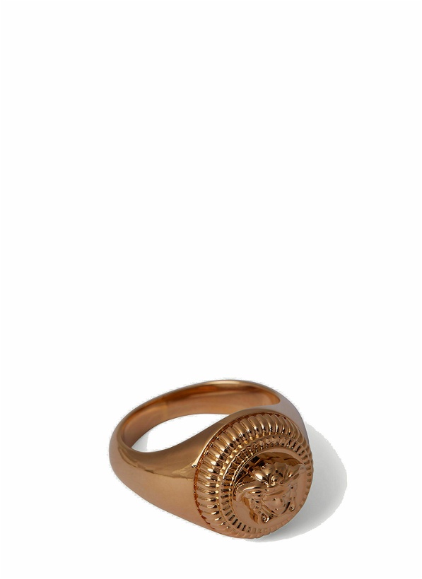 Photo: Versace - Medusa Signet Ring in Gold