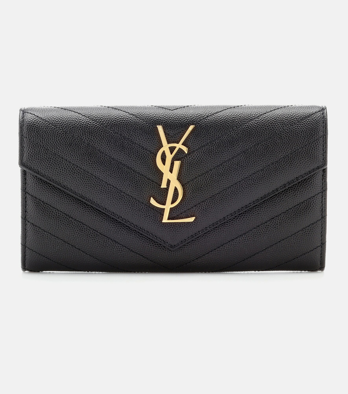 VIP【送料関税込】Saint Laurent UPTOWN LEATHER WALLET Uptown leather wallet on chain in beige - Saint Laurent
