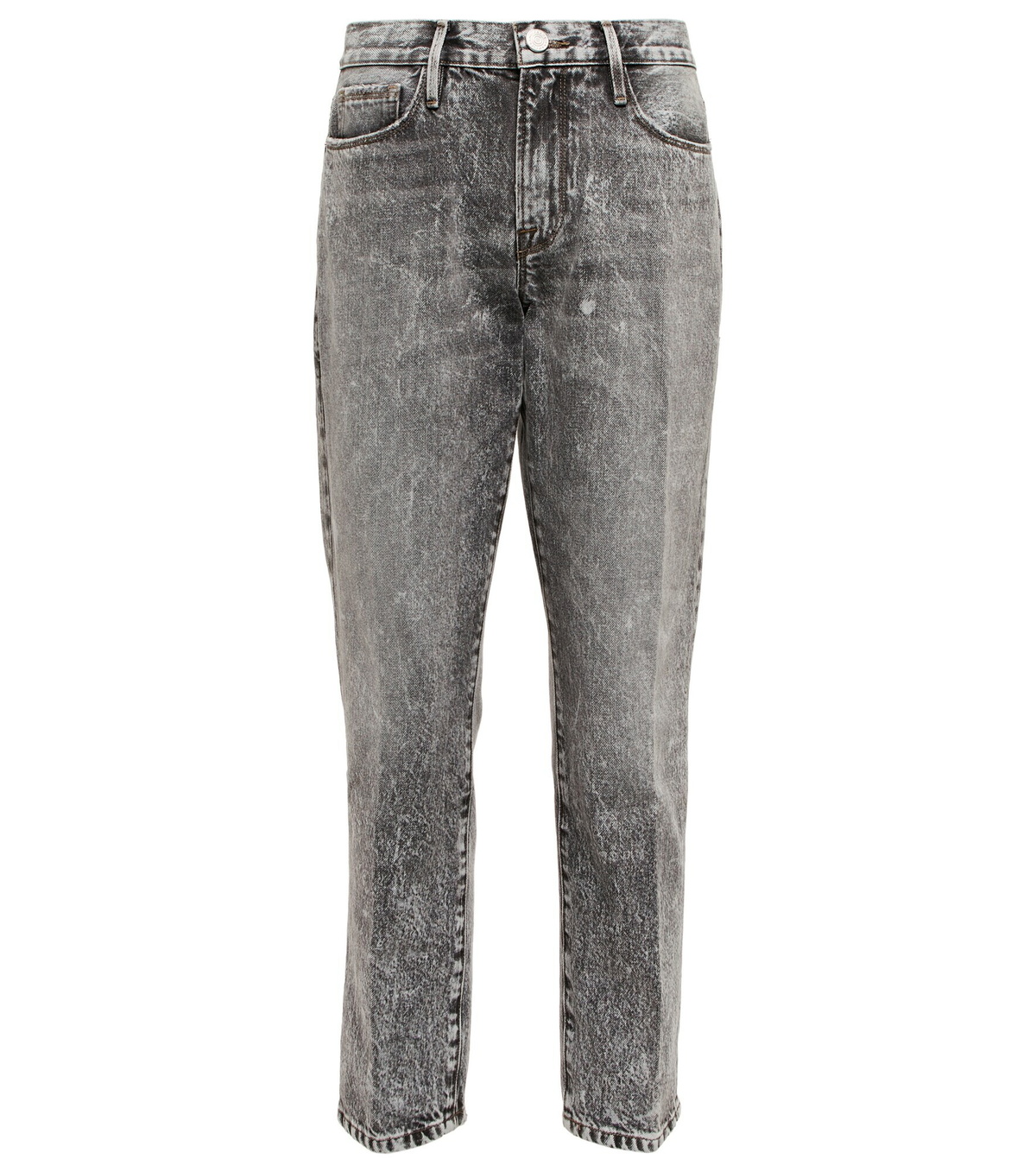 Frame - Le Nouveau mid-rise straight jeans Frame Denim