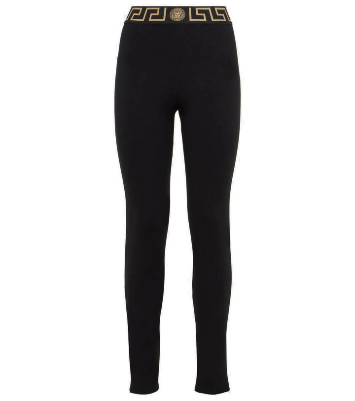 Photo: Versace Greca Border leggings