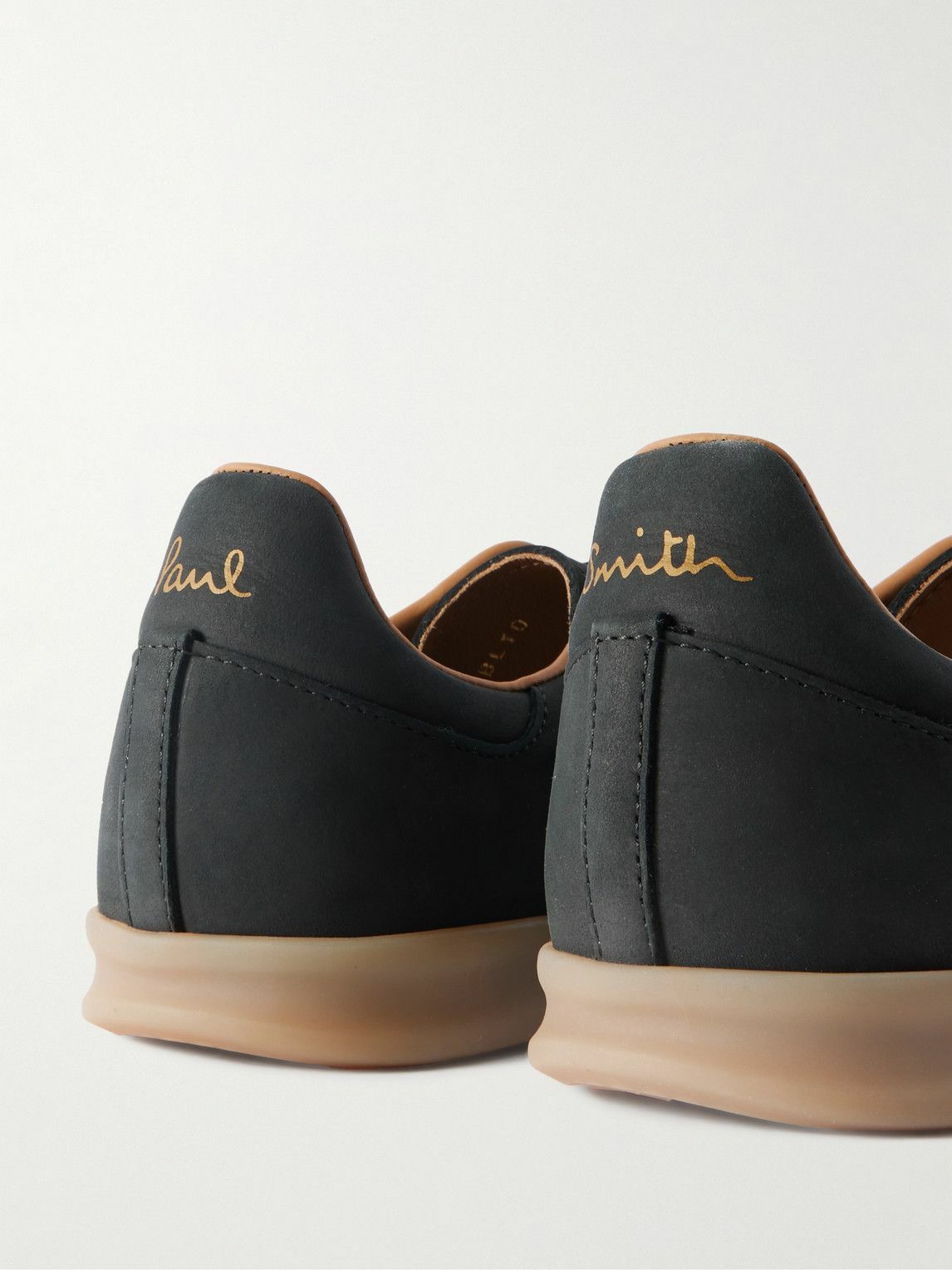 Paul Smith - Bailey Logo-Embossed Nubuck Sneakers - Black