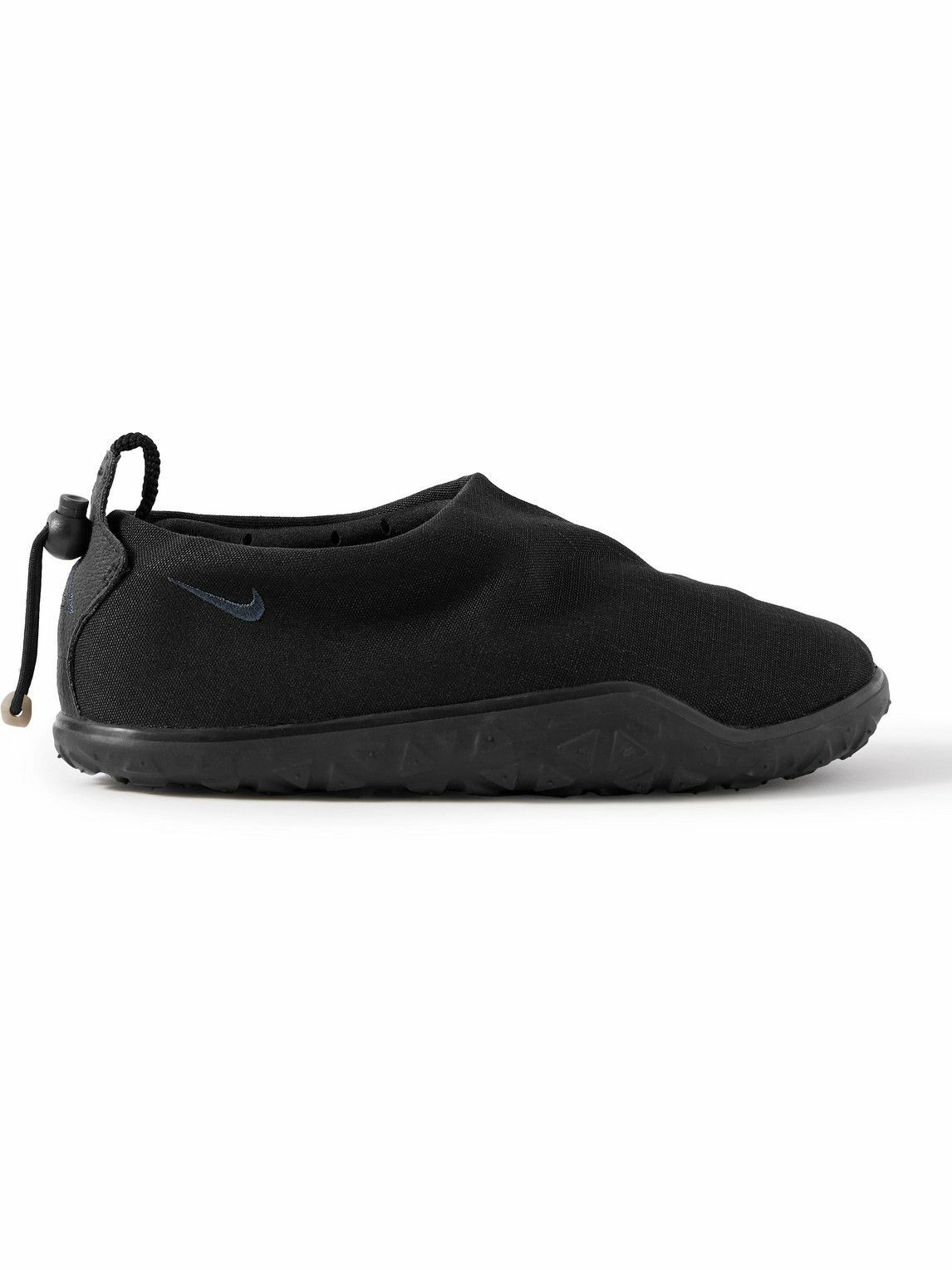 Nike - ACG Moc Leather-Trimmed Canvas Sneakers - Black Nike