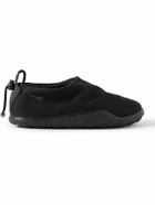 Nike - ACG Moc Leather-Trimmed Canvas Sneakers - Black