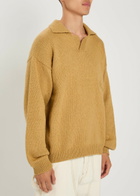 Cherry Los Angeles 5 Star Logo-intarsia Cotton Jumper Tan